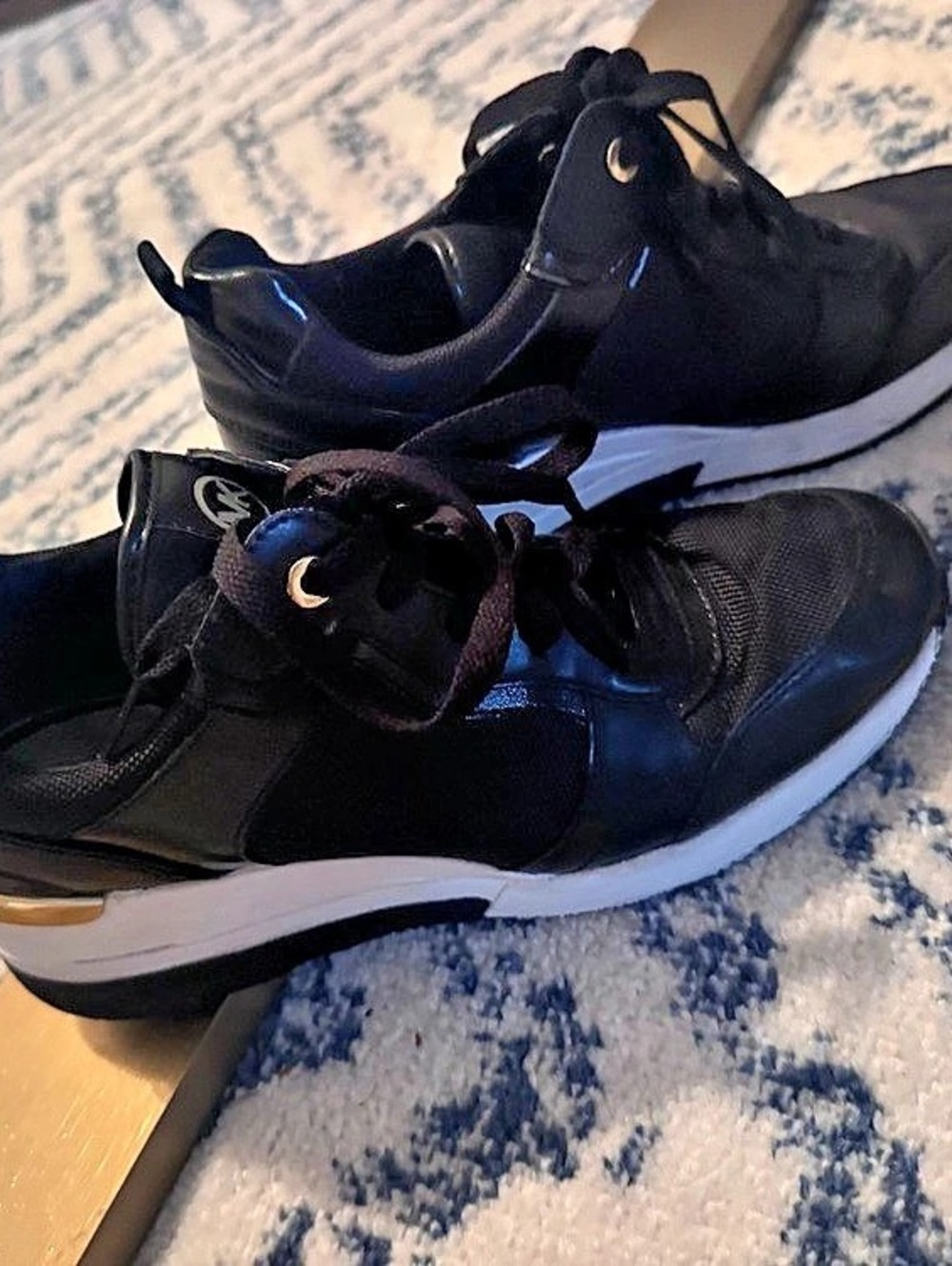 Michael Kors Black & White Sneakers US 9.5